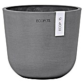 Ecopots Oslo Pflanztopf Mini (Außenmaß (Ø x H): 16 x 14 cm, Kunststoff, Grau) | BAUHAUS