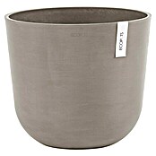 Ecopots Oslo Pflanztopf mit Wasserspeicher (Außenmaß (Ø x H): 35 x 47,9 cm, Kunststoff, Braungrau) | BAUHAUS