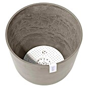 Ecopots Oslo Pflanztopf mit Wasserspeicher (Außenmaß (Ø x H): 45 x 39,2 cm, Kunststoff, Braungrau) | BAUHAUS