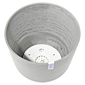 Ecopots Oslo Pflanztopf mit Wasserspeicher (Außenmaß (Ø x H): 55 x 47,9 cm, Kunststoff, Weißgrau) | BAUHAUS