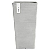 Ecopots Rotterdam Pflanzsäule eckig (Außenmaß (L x B x H): 30,5 x 30,5 x 50,5 cm, Kunststoff, Weiß, Grau) | BAUHAUS