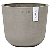 Ecopots Oslo Pflanztopf Mini (Außenmaß (Ø x H): 16 x 14 cm, Kunststoff, Braungrau) | BAUHAUS