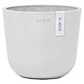 Ecopots Oslo Pflanztopf Mini (Außenmaß (Ø x H): 16 x 14 cm, Kunststoff, Weiß) | BAUHAUS