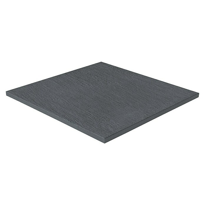 Terrassenfliese Slate Black (Schwarz, 60 x 60 x 2 cm, Feinsteinzeug)