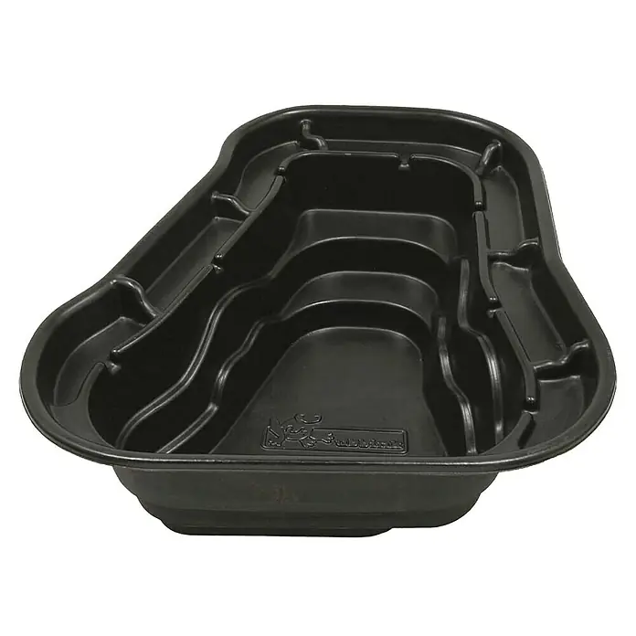 Ubbink Teichschale Ocean I - Fassungsvermögen: 1.500 l - Schwarze, vorgeformte Teichwanne für den Garten. Ideal für kleine Fische und Wasserpflanzen, robust und einfach zu installieren.