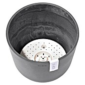 Ecopots Oslo Pflanztopf mit Wasserspeicher (Außenmaß (Ø x H): 25 x 21,8 cm, Kunststoff, Grau) | BAUHAUS