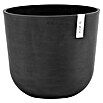 Ecopots Oslo Pflanztopf mit Wasserspeicher (Außenmaß (Ø x H): 35 x 40,5 cm, Kunststoff, Dunkelgrau) | BAUHAUS