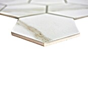 Mosaikfliese Hexagon CIM HX9 CT (25,6 x 29,5 cm, Beige/Braun/Weiß, Matt)