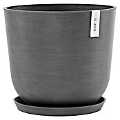 Ecopots Oslo Pflanztopf mit Wasserspeicher (Außenmaß (Ø x H): 45 x 39,2 cm, Kunststoff, Grau) | BAUHAUS