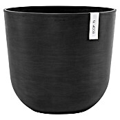 Ecopots Oslo Pflanztopf mit Wasserspeicher (Außenmaß (Ø x H): 45 x 39,2 cm, Kunststoff, Dunkelgrau) | BAUHAUS