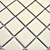 Mosaikfliese Quadrat Uni CG 164 (29,8 x 29,8 cm, Beige, Glänzend)