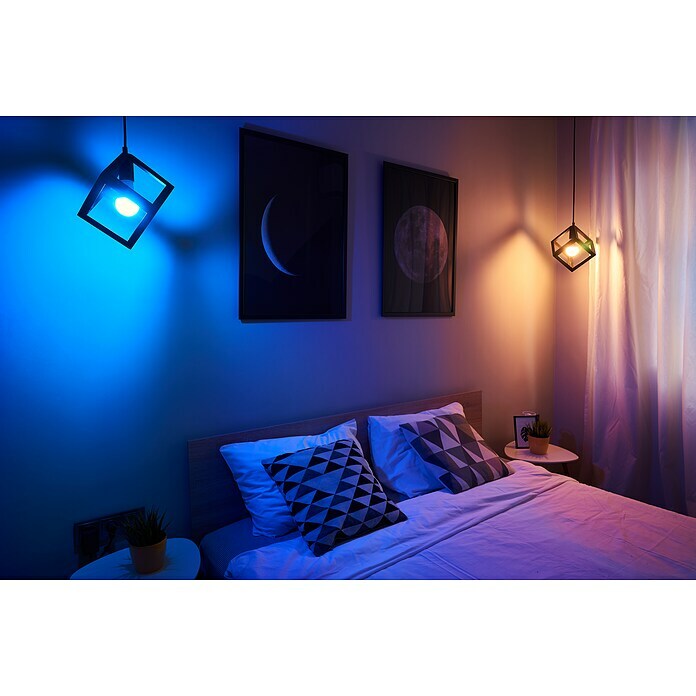 Shelly LED-Lampe Duo - RGBW (E27, 9 W, 800 lm) | BAUHAUS