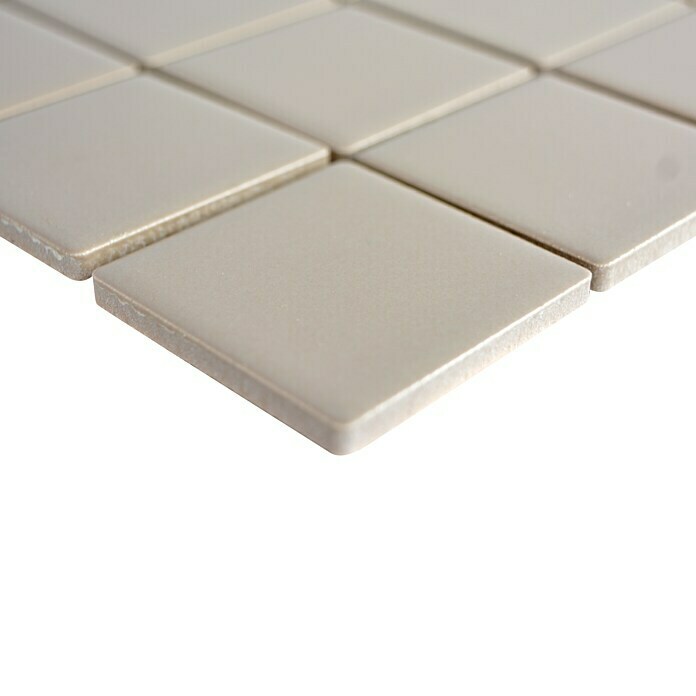 Mosaikfliese Quadrat Uni CD 292 (29,8 x 29,8 cm, Beige/Braun, Matt)