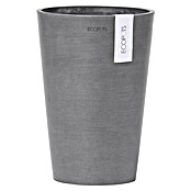 Ecopots Vase Pisa (Ø x H: 17,8 x 25,2 cm, Kunststoff, Grau) | BAUHAUS