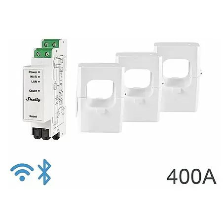 Shelly  Drehstromzähler Pro 3EM - 400A