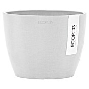 Ecopots Pflanztopf Stockholm (Außenmaß (Ø x H): 16 x 12,5 cm, Kunststoff, Weiß) | BAUHAUS