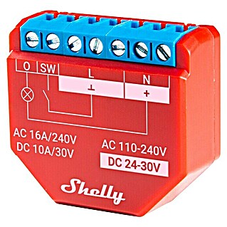 Shelly Relais-Modul PLUS 1PM (Unterputz, 17 x 42 x 38 mm)