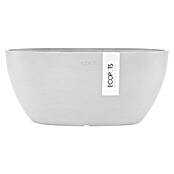 Ecopots Sofia Pflanzschale Oval (L x B x H: 30 x 13 x 13,5 cm, Weiß) | BAUHAUS