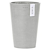 Ecopots Vase Pisa (Ø x H: 21,1 x 29,8 cm, Kunststoff, Weißgrau) | BAUHAUS