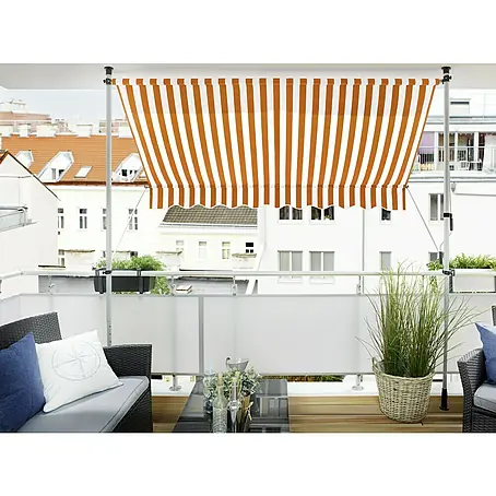 Klemmmarkisen fr Balkone & Markisen ohne Bohren kaufen