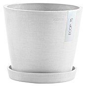 Ecopots Amsterdam Pflanztopf (Außenmaß (Ø x H): 20 x 17,5 cm, Kunststoff, Weiß) | BAUHAUS