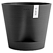 Ecopots Pflanztopf Venice 2 (Außenmaß (Ø x H): 40 x 35 cm, Kunststoff, Dunkelgrau) | BAUHAUS