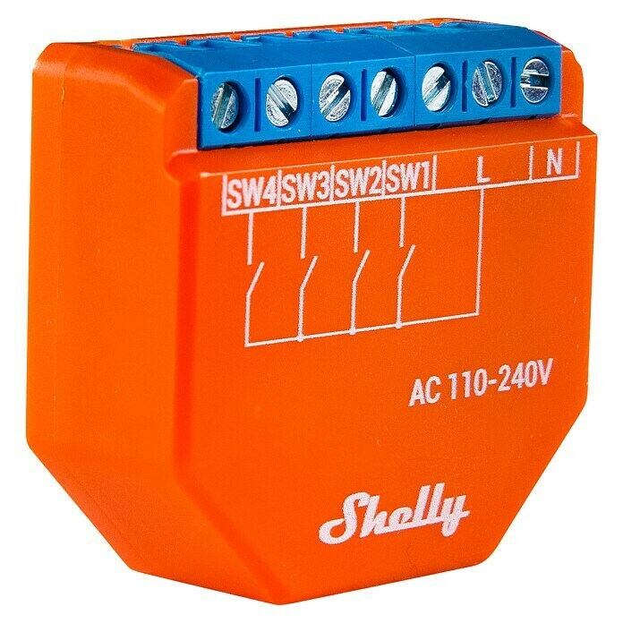 Shelly Controller PLUS I4 (WLAN, 110 V - 240 V) | BAUHAUS