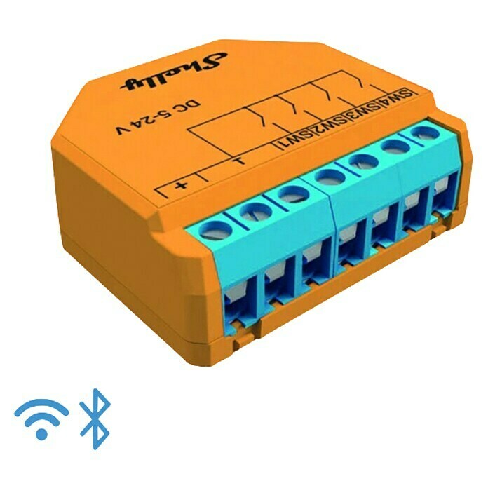 Shelly Controller PLUS I4 DC (WLAN, 5 V - 24 V) | BAUHAUS