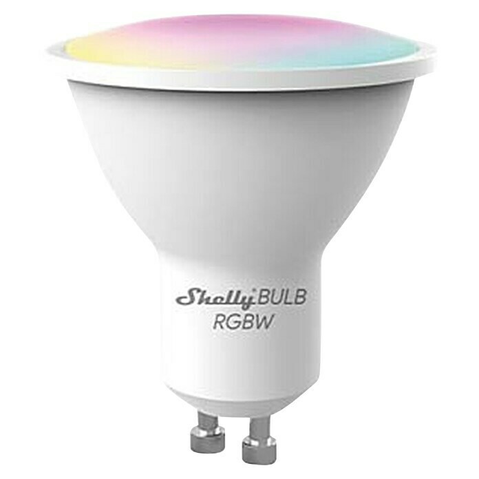 Shelly Smart-LED-Lampe Duo - RGBW GU10 (GU10, Dimmbar, Warmweiß, 400 lm, 5 W) | BAUHAUS