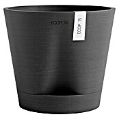 Ecopots Pflanztopf Venice 2 (Außenmaß (Ø x H): 20 x 17,5 cm, Kunststoff, Dunkelgrau) | BAUHAUS