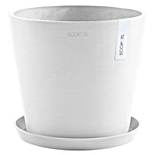 Ecopots Amsterdam Pflanztopf (Außenmaß (Ø x H): 30 x 26 cm, Kunststoff, Weiß) | BAUHAUS