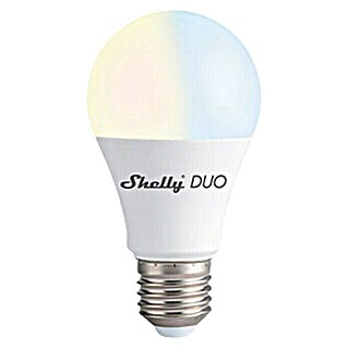 Shelly Smart-LED-Lampe Duo (E27, Dimmbar, Warmweiß, 800 lm, 9 W)