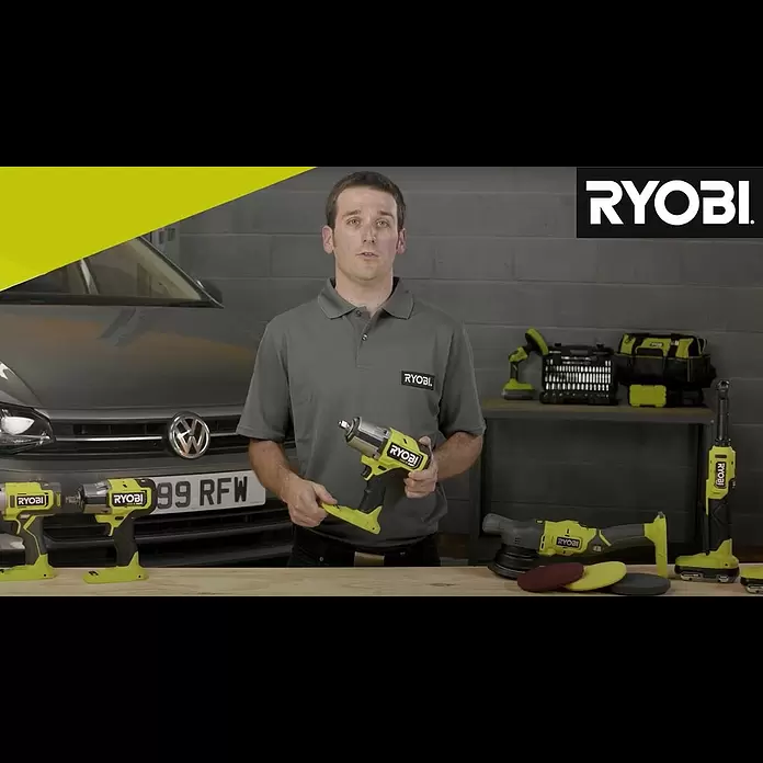 Ryobi Polierpad Light - Durchmesser: 125 mm, Gelb - RYOBI Automotive Sortiment | Schlagschrauber | Poliermaschine #ryobi