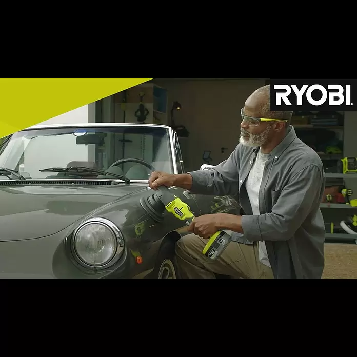 Ryobi Polierpad Medium - Durchmesser: 125 mm, Rotbraun - Das RYOBI 18V ONE+ Automotive-Sortiment | Akku Poliermaschine | Akku Schlagschrauber #ryobi #18v