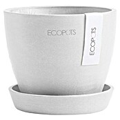 Ecopots Pflanztopf Antwerpen Mini (Außenmaß (Ø x H): 11,5 x 10,1 cm, Kunststoff, Weiß) | BAUHAUS