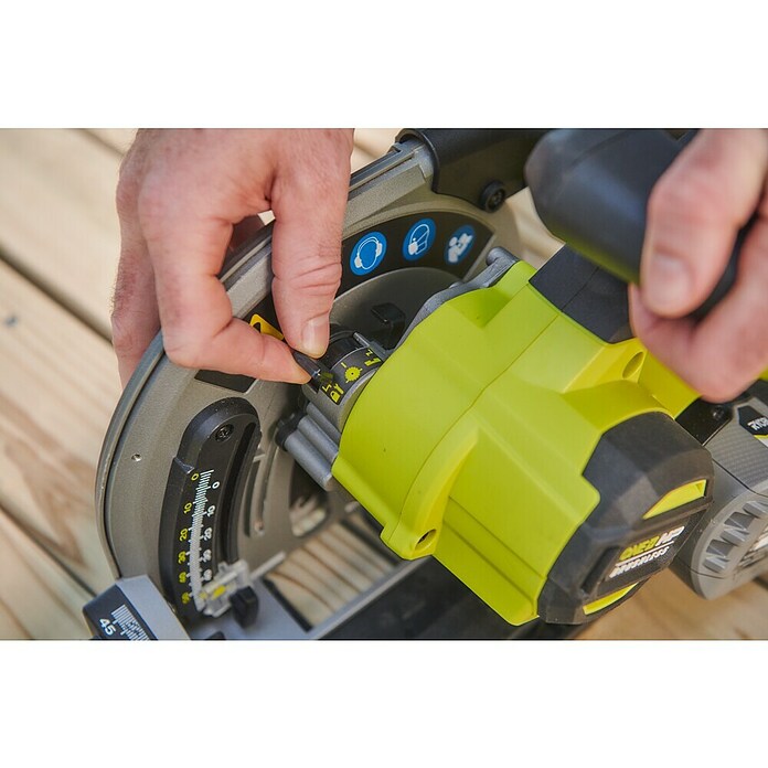 Ryobi ONE+HP Akku-Tauchsäge RPLS18X-0 (18 V, Ohne Akku, Durchmesser Sägeblatt: 165 mm, Leerlaufdrehzahl: 4 300 U/min) | BAUHAUS
