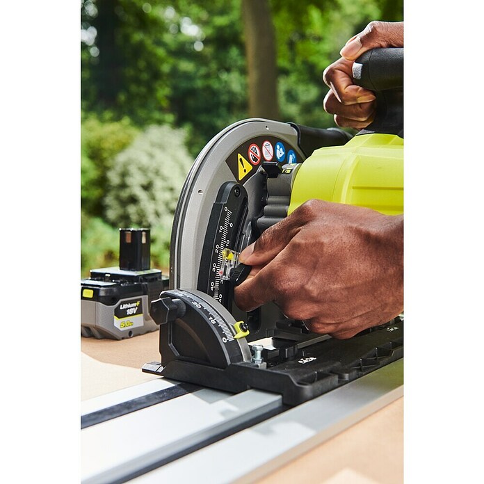 Ryobi ONE+HP Akku-Tauchsäge RPLS18X-0 (18 V, Ohne Akku, Durchmesser Sägeblatt: 165 mm, Leerlaufdrehzahl: 4 300 U/min) | BAUHAUS
