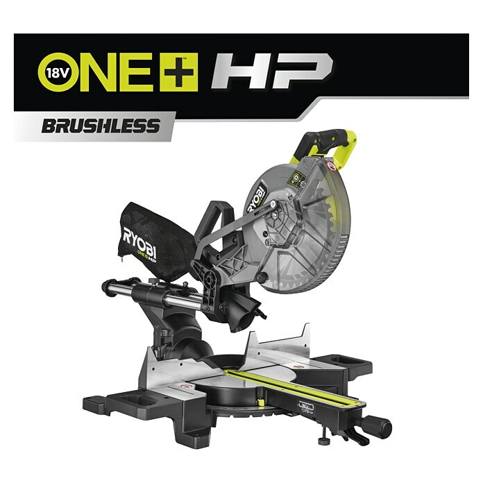 Ryobi ONE+HP Akku-Kapp- & Gehrungssäge RMS25418X-0 (18 V, Ohne Akku, 4.100 U/min) | BAUHAUS