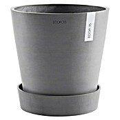 Ecopots Amsterdam Blumentopf-Untersetzer mit Rollen (Außenmaß (Ø x H): 51 x 12,4 cm, Kunststoff, Grau) | BAUHAUS