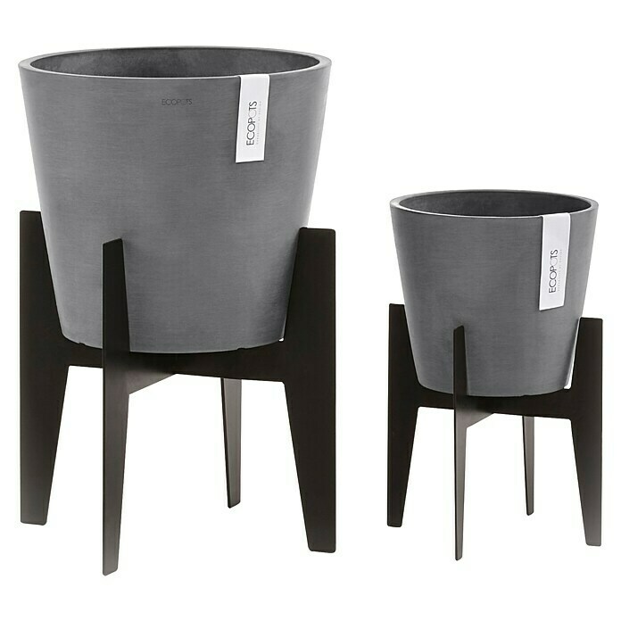 Ecopots Standfuß On Stilts (Passend für: Amsterdam 20, Schwarz, 20 cm) | BAUHAUS