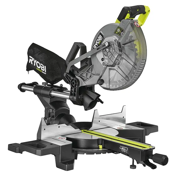 Ryobi ONE+HP Akku-Kapp- & Gehrungssäge RMS25418X-0 - 18 V, Ohne Akku, 4.100 U/min - Eine Ryobi ONE+ HP Akku-Kapp- und Gehrungssäge, ein leistungsstarkes Werkzeug für präzise Schnitte in Holz und anderen Materialien.