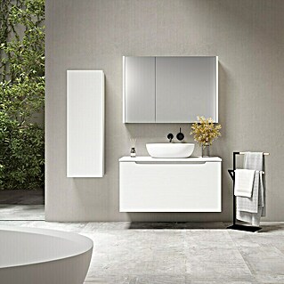 Mueble de lavabo Urban 2C (L x An x Al: 45 x 80 x 50 cm, Blanco, Mate)