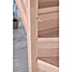 Starwood Raumspartreppe Rhodos (Breite: 80 cm, Buche, Geschosshöhe: 300 cm, 1/4-gewendelt links, Montageseite Geländer: Links, Geländer Holz/Edelstahl, Ohne Setzstufen) | BAUHAUS