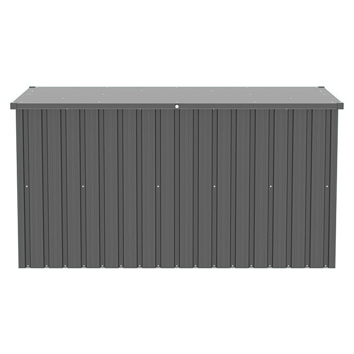 Tepro Garten-Aufbewahrungsbox Store XL (B x T x H: 184,3 x 90 x 93,8 cm, Anthrazit, Stahl) | BAUHAUS