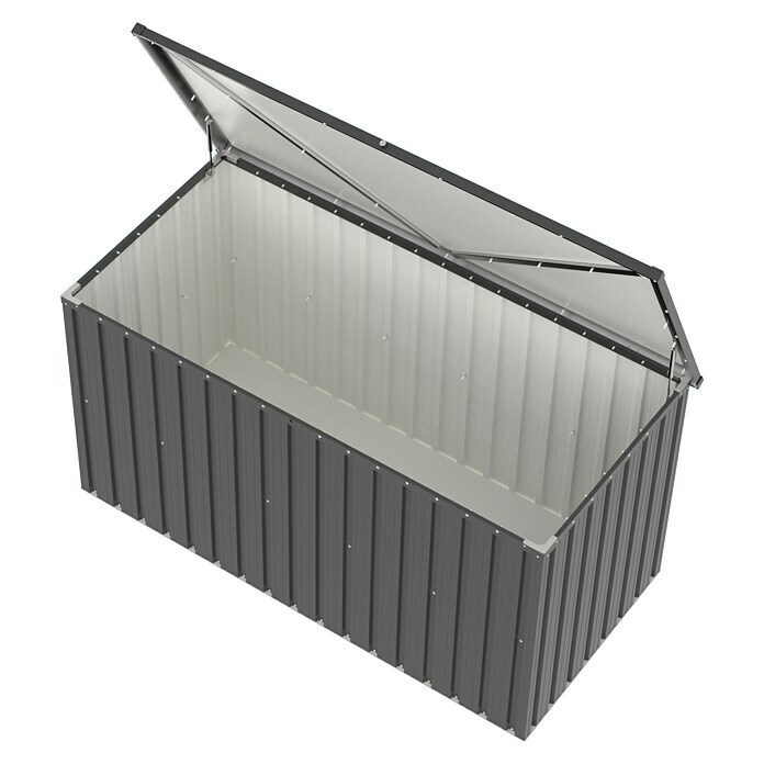 Tepro Garten-Aufbewahrungsbox Store XL (B x T x H: 184,3 x 90 x 93,8 cm, Anthrazit, Stahl) | BAUHAUS