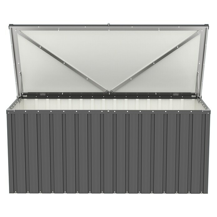 Tepro Garten-Aufbewahrungsbox Store L (B x T x H: 172,8 x 78,5 x 72,5 cm, Anthrazit, Stahl) | BAUHAUS