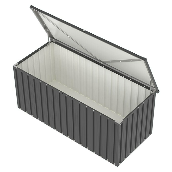 Tepro Garten-Aufbewahrungsbox Store L (B x T x H: 172,8 x 78,5 x 72,5 cm, Anthrazit, Stahl) | BAUHAUS