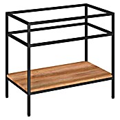 Astor Tree Waschtischunterschrank (B x T x H: 80 x 48 x 76,4 cm, Schwarz/Eiche, Matt) | BAUHAUS