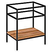 Astor Tree Waschtischunterschrank (B x T x H: 60 x 38 x 76,4 cm, Schwarz/Eiche, Matt) | BAUHAUS