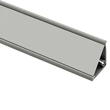 Copete liso plata para encimera de cocina